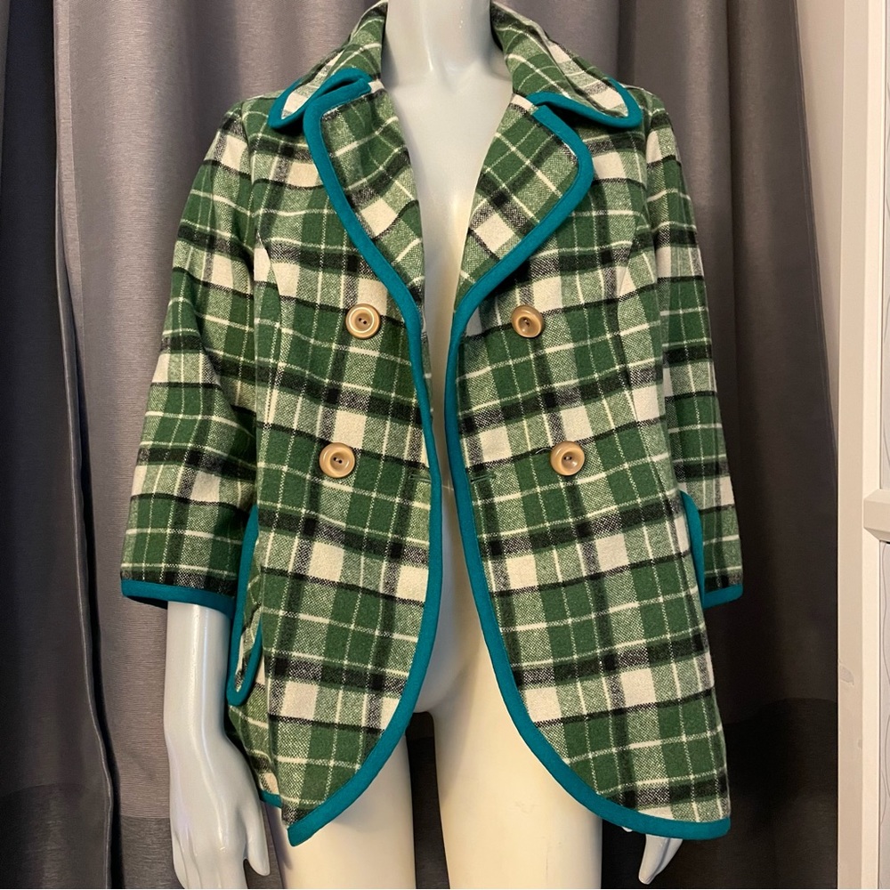 NWT Tabitha plaid blazer/jacket from Anthropologie.  Size S - Picture 4 of 8